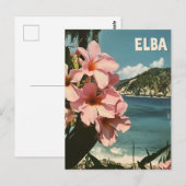 Elba Vintag Postkarte (Vorne/Hinten)