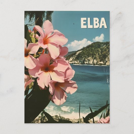 Elba Vintag Postkarte (Vorderseite)