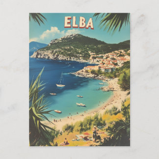 Elba Vintag Postkarte