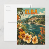 Elba Vintage Postkarte (Vorne/Hinten)