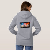 Elbe 53: Zweiseitiges Design! Hoodie (Schwarz voll)