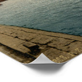 Elbe, Hamburg, Deutschland Poster (Ecke)