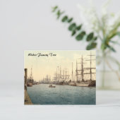 Elbe, Hamburg, Deutschland Postkarte (Stehend Vorderseite)