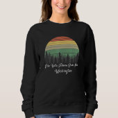 Elbe Hills Tahoma Staat Forest Sweatshirt (Vorderseite)