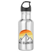Elbert Colorado Retro Edelstahlflasche (Vorderseite)