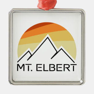 Elbert Colorado Retro Ornament Aus Metall