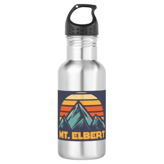 Elbert Colorado Retro Turquoise Edelstahlflasche (Vorderseite)