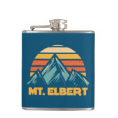 Elbert Colorado Retro Turquoise Flachmann (Vorderseite)