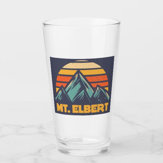 Elbert Colorado Retro Turquoise Glas (Vorderseite)