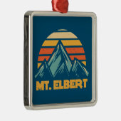 Elbert Colorado Retro Turquoise Ornament Aus Metall (Rechts)