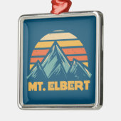 Elbert Colorado Retro Turquoise Ornament Aus Metall (Links)