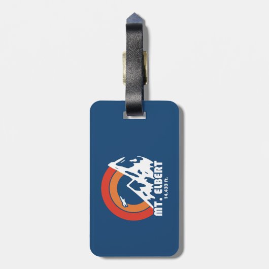 Elbert Sun Eagle Gepäckanhänger (Rückseite vertikal)