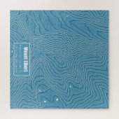 Elbert Topographic Map - Blue Puzzle (Horizontal)
