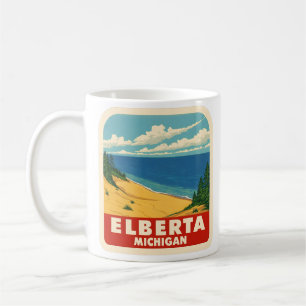 Elberta Michigan Vintag Kaffeetasse