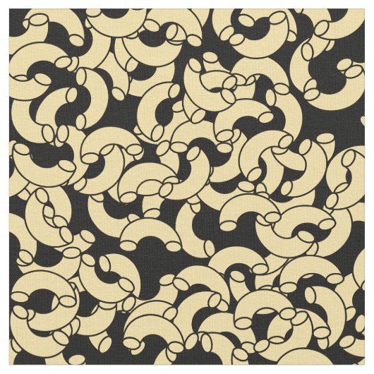 Elbow Pasta Fabric Stoff (Nahaufnahme)