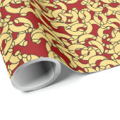 Elbow Pasta Geschenkpapier (Rolleneckpunkt)