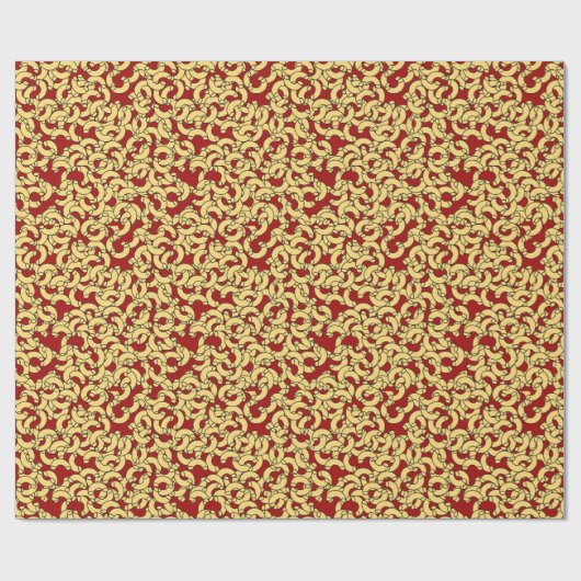 Elbow Pasta Geschenkpapier (Flach)