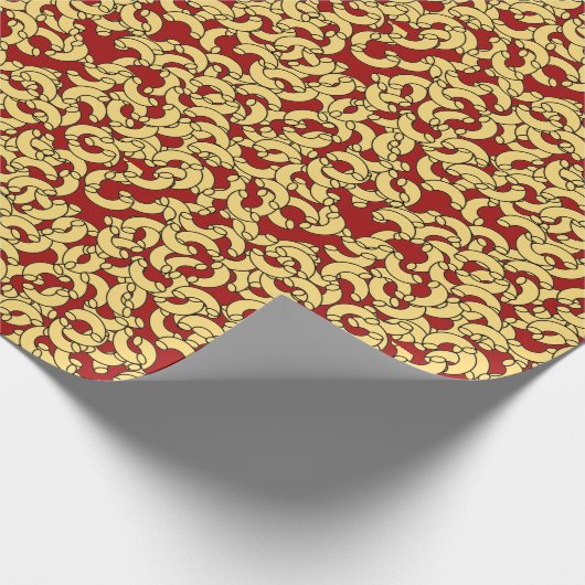 Elbow Pasta Geschenkpapier (Ecke)