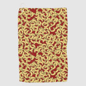 Elbow Pasta Golfhandtuch (Vorderseite)