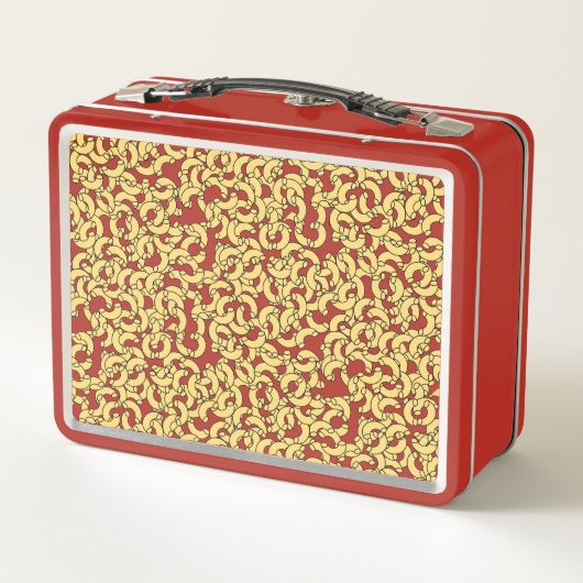 Elbow Pasta Metall Brotdose (Rückseite)