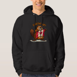 Elbows UP, Biber, Kanadisches Ahornblätterblatt Hoodie