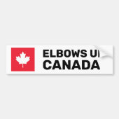 Elbows Up Canada Autoaufkleber (Vorne)
