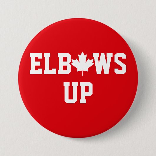 Elbows Up Canada Button (Vorderseite)