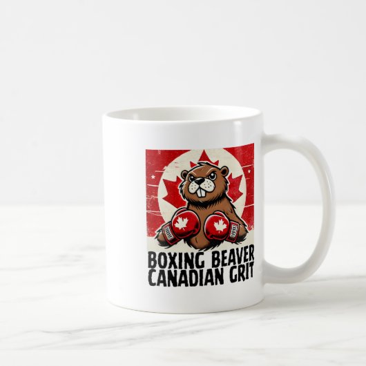 Elbows up Canada Canadian Counter Tariffs Beaver B Kaffeetasse (Rechts)