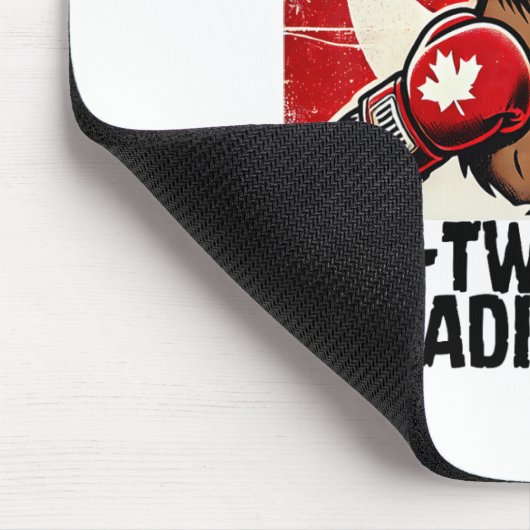Elbows up Canada Canadian Counter Tariffs Beaver B Mousepad (Ecke)
