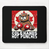 Elbows up Canada Canadian Counter Tariffs Beaver B Mousepad (Vorne)