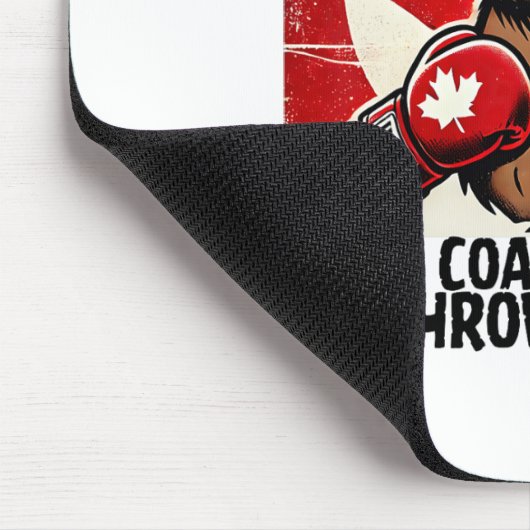 Elbows up Canada Canadian Counter Tariffs Beaver B Mousepad (Ecke)