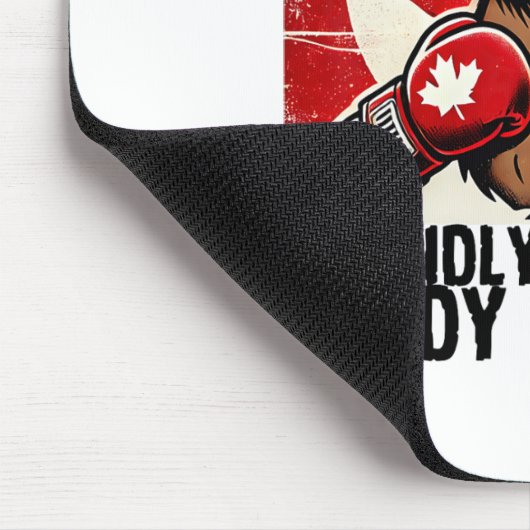 Elbows up Canada Canadian Counter Tariffs Beaver B Mousepad (Ecke)