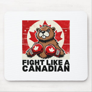 Elbows up Canada Canadian Counter Tariffs Beaver B Mousepad