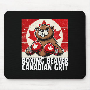 Elbows up Canada Canadian Counter Tariffs Beaver B Mousepad