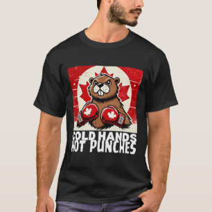 Elbows up Canada Canadian Counter Tariffs Beaver B T-Shirt