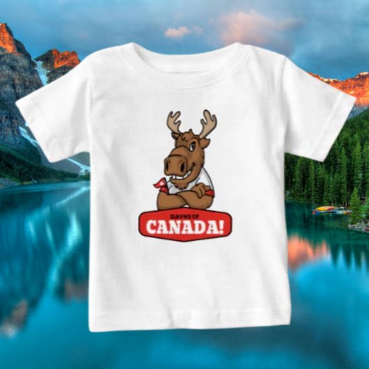 Elbows Up Canada! Funny Moose Kleinkind T - Shirt