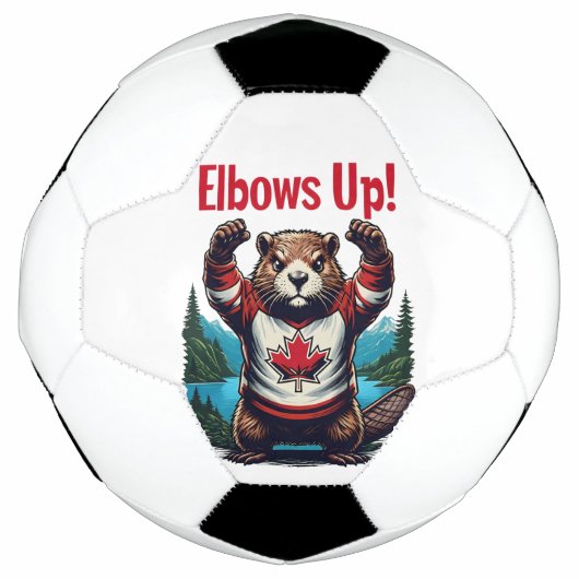 Elbows Up Canada Fußball (Vorderseite)