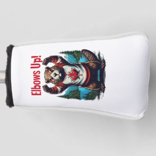 Elbows Up Canada Golf Headcover