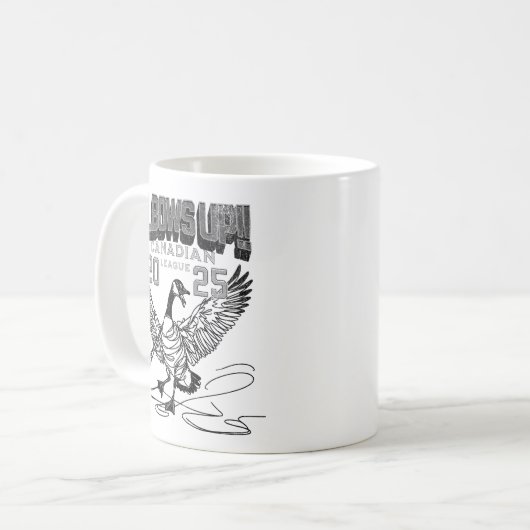 Elbows UP Canada Goose Hockey Culture Kaffeetasse (Vorderseite Links)