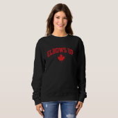 Elbows Up Canada Great White North True North Stro Sweatshirt (Vorne ganz)