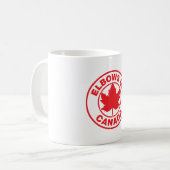 Elbows Up Canada Kaffeetasse (Vorderseite Links)