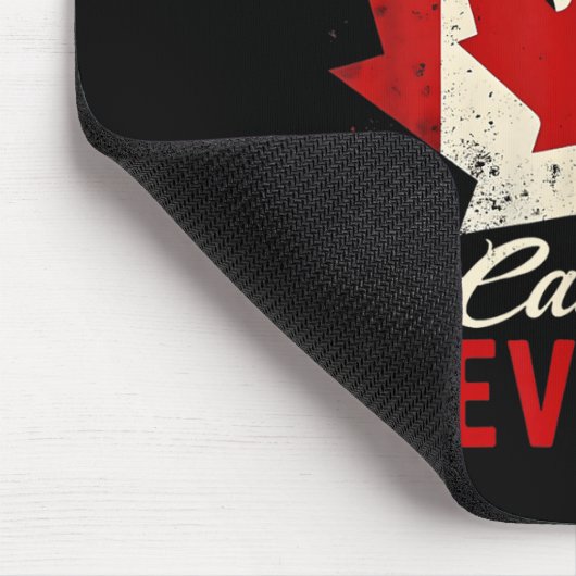 Elbows Up Canada Niemals 51 Canada Flag Mousepad (Ecke)