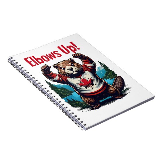 Elbows Up Canada Notizblock (Rechte Seite)