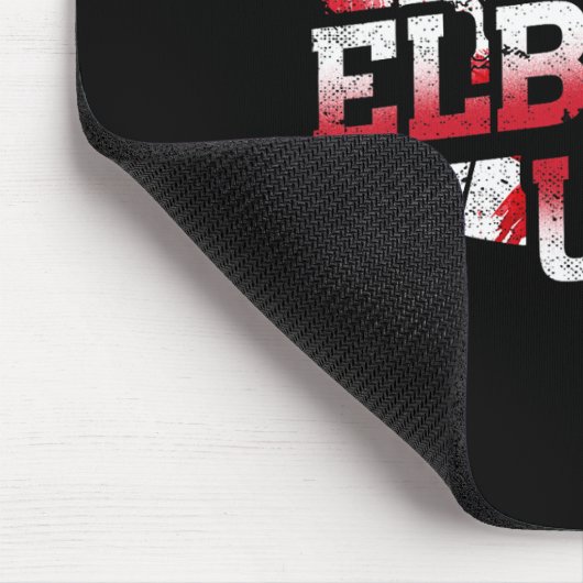 Elbows Up Canada Proud Canadian Hockey Canadian Ma Mousepad (Ecke)