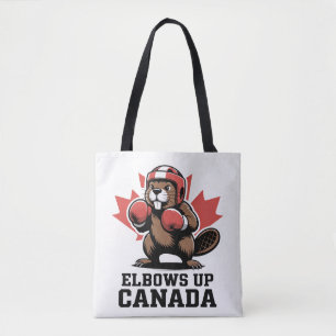Elbows Up Canada Quirky-Kanadier-Pride-Geschenk Tasche