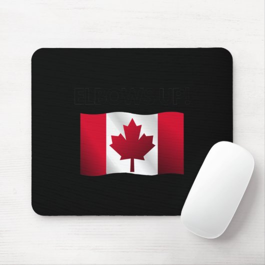 Elbows Up Canada Sticker10 Mousepad (Mit Mouse)