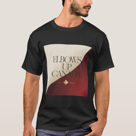 Elbows Up Canada Sticker9 T-Shirt (Vorderseite)