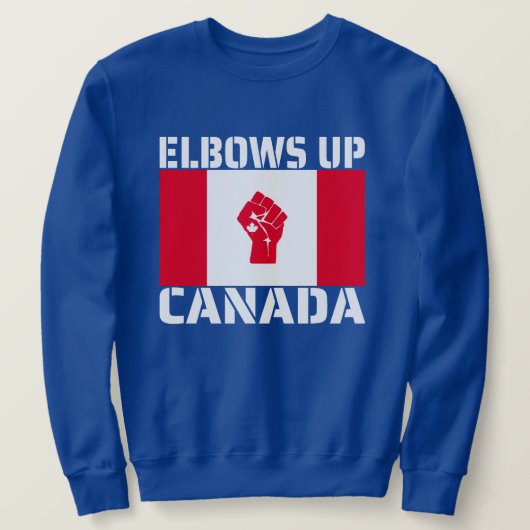 Elbows Up Canada - Stolze Kanadier Sweatshirt (Design vorne)