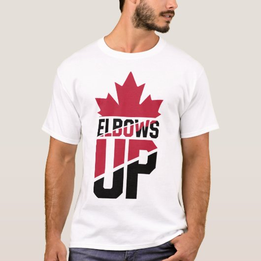 Elbows Up Canada T-Shirt (Vorderseite)