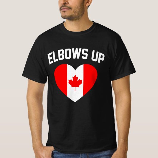 Elbows Up Canada T-Shirt (Vorderseite)
